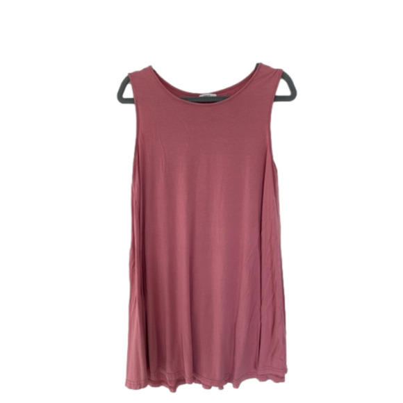 Womens Piko Long Shirt / Dress In Pink Sz M - Picture 1 of 3